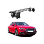 Bare transversale portbagaj auto aluminiu compatibile plafon neted Audi A4 B9 8W 2015-2019 argintii sau negre Cod: CB200101 Kit-109