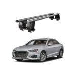 Bare transversale portbagaj auto aluminiu compatibile plafon neted Audi A4 B9 8W 2019-> argintii sau negre Cod: CB200101 Kit-109
