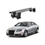 Bare transversale portbagaj auto aluminiu compatibile plafon neted Audi A6 4F C6 2004-2011 argintii sau negre Cod: CB200101 Kit-101
