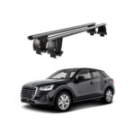 Bare transversale portbagaj auto aluminiu compatibile plafon neted Audi Q2 GA 2016-> argintii sau negre Cod: CB200101 Kit-104