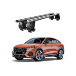 Bare transversale portbagaj auto aluminiu compatibile plafon neted Audi Q3 F3 Sportback 2019-> argintii sau negre Cod: CB200101 Kit-101