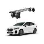 Bare transversale portbagaj auto aluminiu compatibile plafon neted BMW Seria 2 Active Tourer U06 2021-> argintii sau negre Cod: CB200101 Kit-101