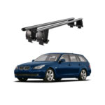 Bare transversale portbagaj auto aluminiu compatibile plafon neted BMW Seria 5 E61 Touring 2003-2010 argintii sau negre Cod: CB200101 Kit-101
