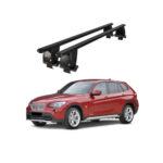 Bare transversale portbagaj auto aluminiu compatibile plafon neted BMW X1 E84 2009-2012 argintii sau negre Cod: CB200101 Kit-103 - imagine 2
