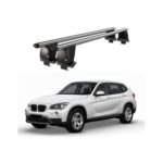 Bare transversale portbagaj auto aluminiu compatibile plafon neted BMW X1 E84 2012-2015 argintii sau negre Cod: CB200101 Kit-103