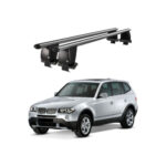 Bare transversale portbagaj auto aluminiu compatibile plafon neted BMW X3 E83 2004-2010 argintii sau negre Cod: CB200101 Kit-103