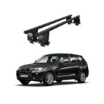 Bare transversale portbagaj auto aluminiu compatibile plafon neted BMW X3 F25 2010-2017 argintii sau negre Cod: CB200101 Kit-102 - imagine 2