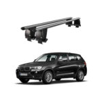 Bare transversale portbagaj auto aluminiu compatibile plafon neted BMW X3 F25 2010-2017 argintii sau negre Cod: CB200101 Kit-102
