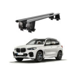 Bare transversale portbagaj auto aluminiu compatibile plafon neted BMW X5 G05 2019-> argintii sau negre Cod: CB200101 Kit-101