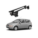 Bare transversale portbagaj auto aluminiu compatibile plafon neted Chevrolet Aveo T250 Hatchback 2005-2011 argintii sau negre Cod: CB200101 Kit-109 - imagine 2