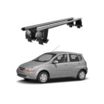 Bare transversale portbagaj auto aluminiu compatibile plafon neted Chevrolet Aveo T250 Hatchback 2005-2011 argintii sau negre Cod: CB200101 Kit-109