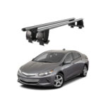 Bare transversale portbagaj auto aluminiu compatibile plafon neted Chevrolet Volt 2010-2015 argintii sau negre Cod: CB200101 Kit-103