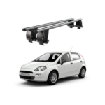 Bare transversale portbagaj auto aluminiu compatibile plafon neted Fiat Grande Punto 199 2005-2012 argintii sau negre Cod: CB200101 Kit-101