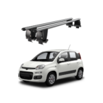 Bare transversale portbagaj auto aluminiu compatibile plafon neted Fiat Panda 319 2012-> argintii sau negre Cod: CB200101 Kit-101
