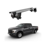 Bare transversale portbagaj auto aluminiu compatibile plafon neted Ford F150 SuperCab SuperCrew Cab 2015-2020 argintii sau negre Cod: CB200101 Kit-108