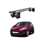 Bare transversale portbagaj auto aluminiu compatibile plafon neted Ford Fiesta VI 2008-2013 argintii sau negre Cod: CB200101 Kit-108