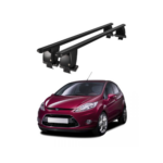 Bare transversale portbagaj auto aluminiu compatibile plafon neted Ford Fiesta VI 2008-2013 argintii sau negre Cod: CB200101 Kit-108 - imagine 2