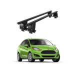 Bare transversale portbagaj auto aluminiu compatibile plafon neted Ford Fiesta VI 2013-2017 argintii sau negre Cod: CB200101 Kit-109 - imagine 2