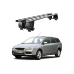 Bare transversale portbagaj auto aluminiu compatibile plafon neted Ford Focus II Combi 2004-2011 argintii sau negre Cod: CB200101 Kit-101