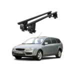 Bare transversale portbagaj auto aluminiu compatibile plafon neted Ford Focus II Combi 2004-2011 argintii sau negre Cod: CB200101 Kit-101 - imagine 2