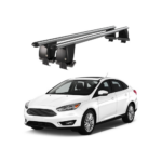 Bare transversale portbagaj auto aluminiu compatibile plafon neted Ford Focus III 2011-2018 argintii sau negre Cod: CB200101 Kit-101