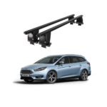 Bare transversale portbagaj auto aluminiu compatibile plafon neted Ford Focus III Combi 2011-2018 argintii sau negre Cod: CB200101 Kit-103 - imagine 2