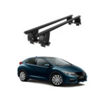 Bare transversale portbagaj auto aluminiu compatibile plafon neted Honda Civic IX Hatchback 2011-2015 argintii sau negre Cod: CB200101 Kit-108 - imagine 2