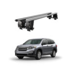 Bare transversale portbagaj auto aluminiu compatibile plafon neted Honda Pilot III 2016-> argintii sau negre Cod: CB200101 Kit-108