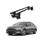 Bare transversale portbagaj auto aluminiu compatibile plafon neted Hyundai Elantra AD 2016-2020 argintii sau negre Cod: CB200101 Kit-102 - imagine 2