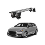 Bare transversale portbagaj auto aluminiu compatibile plafon neted Hyundai Elantra GT PD 2017-> argintii sau negre Cod: CB200101 Kit-102