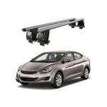Bare transversale portbagaj auto aluminiu compatibile plafon neted Hyundai Elantra UD 2011-2015 argintii sau negre Cod: CB200101 Kit-102