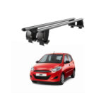 Bare transversale portbagaj auto aluminiu compatibile plafon neted Hyundai i10 IA 2013-2017 argintii sau negre Cod: CB200101 Kit-108