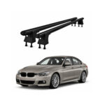 Set bare transversale aluminiu cu prindere in puncte fixe compatibile BMW Seria 4 F36 Gran Coupe 2013-2020 negre sau argintii Cod: 120101 K - imagine 2