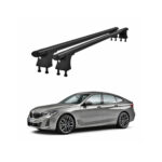 Set bare transversale aluminiu cu prindere in puncte fixe compatibile BMW Seria 6 G32 GT 2017-> negre sau argintii Cod: 120101 Kit 201 - imagine 2