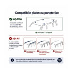 Set bare transversale aluminiu cu prindere in puncte fixe compatibile BMW Seria 6 G32 GT 2017-> negre sau argintii Cod: 120101 Kit 201 - imagine 5