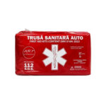 Trusa medicala auto prim ajutor tip borseta din material textil omologata RAR / DIN13164:2022 marca ART