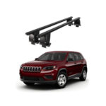 Bare transversale portbagaj auto aluminiu compatibile plafon neted Jeep Cherokee KL 2014-> argintii sau negre Cod: CB200101 Kit-103 - imagine 2