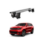 Bare transversale portbagaj auto aluminiu compatibile plafon neted Jeep Grand Cherokee WK2 2010-> argintii sau negre Cod: CB200101 Kit-108