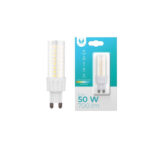 Bec LED G9 6W 230V 6000K alb rece MIV