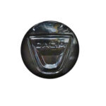 Capac janta original Dacia 55 mm negru lucios cu sigla relief compatibil Logan II Sandero II Duster I facelift Cod: 403154328R